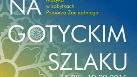 Plakat festiwalu "Na gotyckim szlaku"