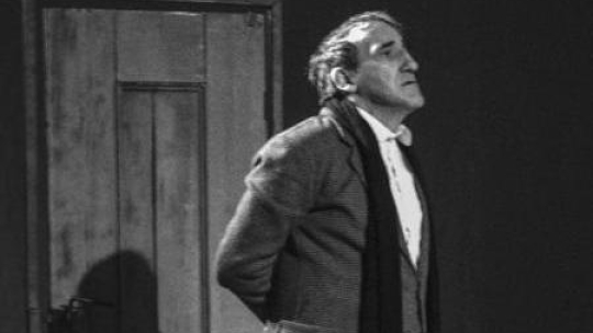 Teatr Cricot 2. Próba do spektaklu Tadeusza Kantora "Wielopole, wielopole...". Kraków, 01.01.1984. Fot. PAP/J. Ochoński