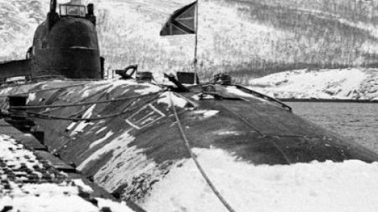 Rosyjski atomowy okręt podwodny "Kursk". Fot. PAP/EPA
