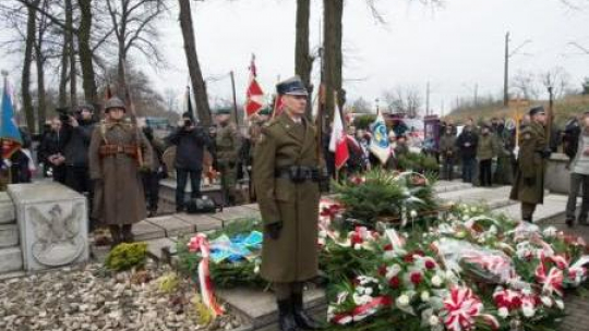 Ceremonia pogrzebowa Teofila Jurka, żołnierza 31. Pułku Strzelców Kaniowskich. Fot. PAP/G. Michałowski