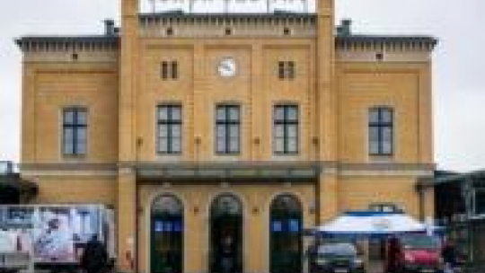  Budynek Dworca Toruń Główny, otwartego po rewitalizacji. Fot. PAP/T. Żmijewski