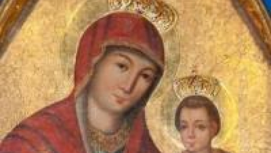 Fragment ikony „Brama Miłosierdzia”. Fot. ks. B. Stepan