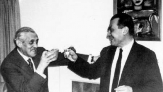 Aleksander Wat z Czesławem Miłoszem w Berkeley. 1966, na rok przed śmiercią Wata. Foto: Zeszyty Literackie