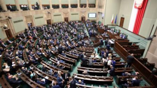 Sala plenarna Sejmu. Fot. PAP/L. Szymański