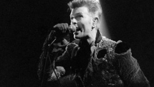 David Bowie. 1996 r. Fot. PAP/EPA