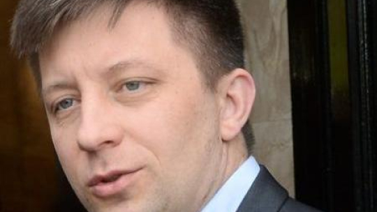 Przewodniczący sejmowej komisji ds. łączności z Polakami za granicą Michał Dworczyk. Fot. PAP/B. Zborowski