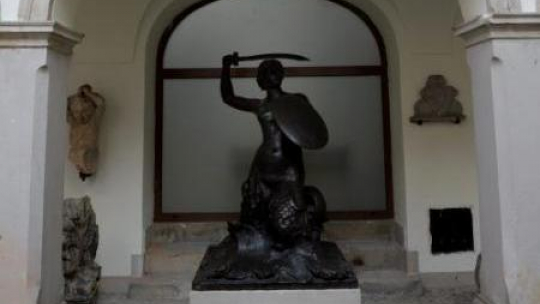 Dziedziniec Muzeum Warszawy przy Rynku Starego Miasta. Fot. PAP/J. Turczyk