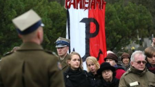 Uroczystości pogrzebowe Marii Stypułkowskiej-Chojeckiej na Cmentarzu Wojskowym na Powązkach. Fot. PAP/T. Gzell