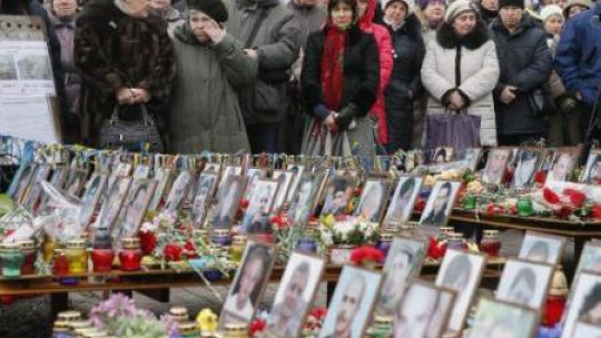 2. rocznica tzw. krwawego czwartku na Majdanie. Kijów, 20.02.2016. Fot. PAP/EPA