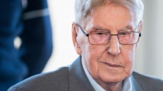 Reinhold Hanning, strażnik w niemieckim obozie koncentracyjnym i zagłady Auschwitz-Birkenau. Fot. PAP/EPA 