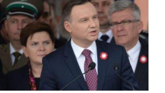 Prezydent Andrzeja Dudy podczas obchodów Święta Narodowego 3 Maja. Fot. PAP/J. Turczyk