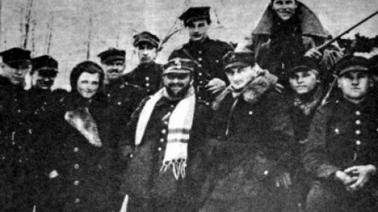 Oddział mjr. Henryka Dobrzańskiego "Hubala". Okolice Tomaszowa Mazowieckiego, przełom 1939/1940 r. 