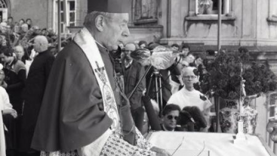 Msza święta i homilia prymasa Polski Stefana Wyszyńskiego na Jasnej Górze 26 sierpnia 1980 r. Fot. PAP/R. Rzepecki