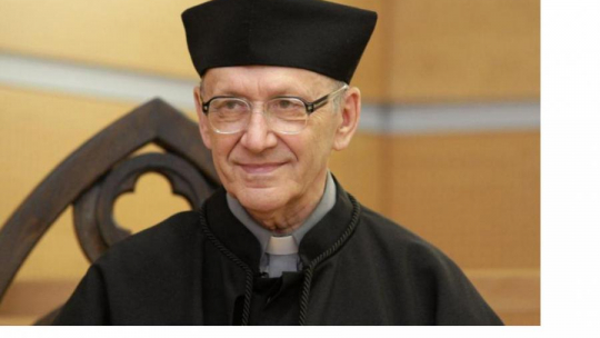 Ks. prof. Michał Heller odebrał dyplom doktora honoris causa Uniwersytetu Papieskiego Jana Pawła II. Fot.PAP/S.Rozpędzik