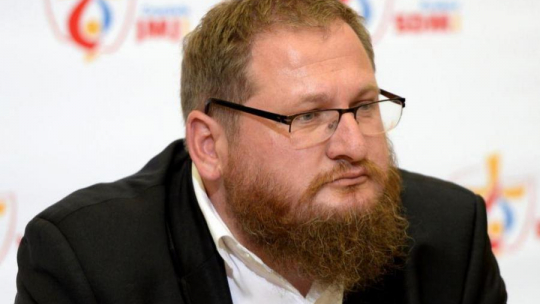 Dyrektor Muzeum Auschwitz-Birkenau Piotr Cywiński. Fot. PAP/D. Delmanowicz