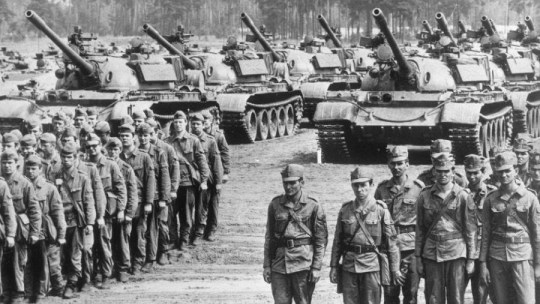 Ćwiczenia wojsk Układu Warszawskiego. Polska, 1981.08.19. Fot. PAP/CAF/Reprodukcja