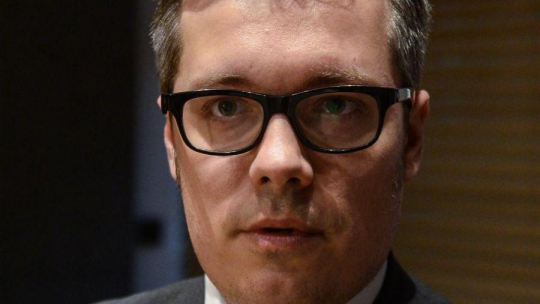 Dyrektor biura prasowego MSZ Rafał Sobczak. Fot. PAP/J. Kamiński 