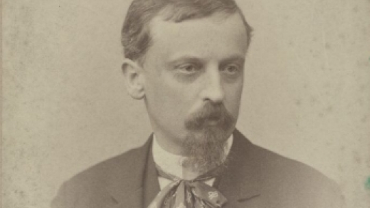 Henryk Sienkiewicz. Fot. Stanisław Bizański. Źródło: BN Polona