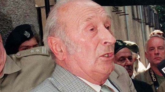 Antoni Heda "Szary". 1995 r. Fot. PAP/J. Mazur