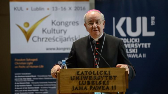 Metropolita lubelski abp Stanisław Budzik podczas V Kongresu Kultury Chrześcijańskiej na KUL. Fot. PAP/W. Pacewicz