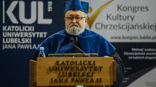 Krzysztof Penderecki odebrał tytuł honoris causa KUL. Fot. PAP/W. Pacewicz