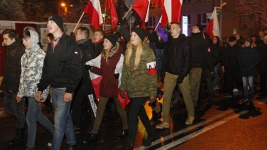VI Białostocki Marsz Niepodległości. Fot. PAP/A. Reszko