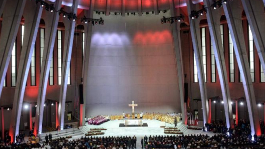 Uroczyste otwarcie Świątyni Opatrzności Bożej. Warszawa, 11.11.2016. Fot. PAP/J. Kamiński