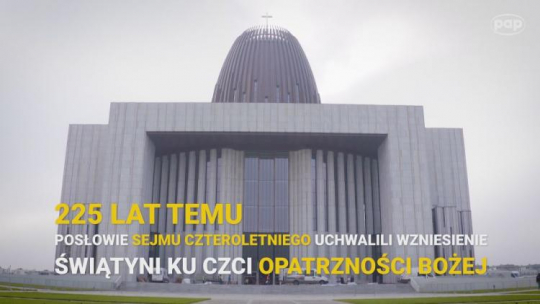 Świątynia Opatrzności Bożej. Źródło: serwis wideo PAP