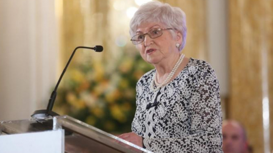 Alicja Klimaszewska. 2014 r. Fot. PAP/L. Szymański 