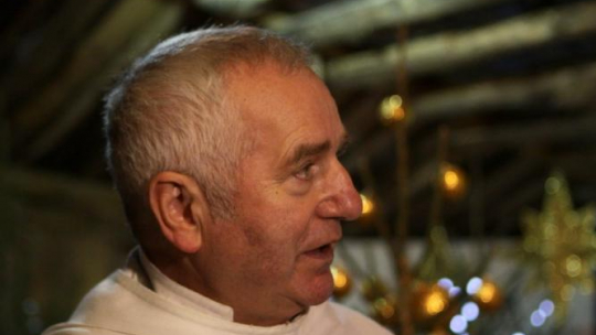 O. Bronisław Kraszewski. 2014 r. Fot. PAP/W. Deska