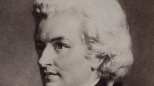Wolfgang Amadeus Mozart. Źródło: BN Polona
