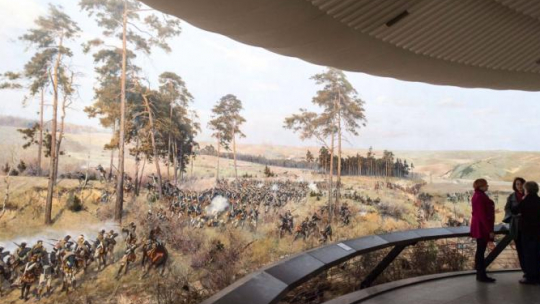 Panorama Racławicka po konserwacji w Muzeum Narodowym we Wrocławiu. Fot. PAP/M. Kulczyński 