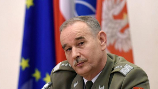Szef Sztabu Generalnego gen. Mieczysław Gocuł. Fot. PAP/R. Pietruszka 