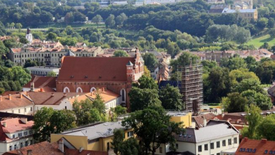 Panorama Wilna z Góry Zamkowej. 2009 r. Fot. PAP/J. Undro 
