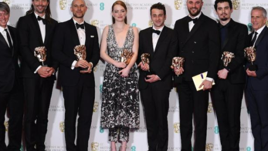 Laureaci tegorocznych nagród BAFTA. Fot. PAP/EPA