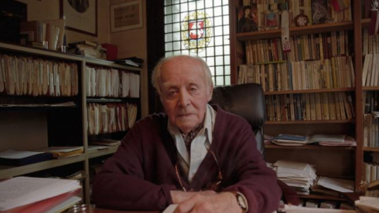 Redaktor naczelny paryskiej „Kultury” Jerzy Giedroyc. Maisons-Laffitte, 1997 r. Fot. PAP/J. Ruciński