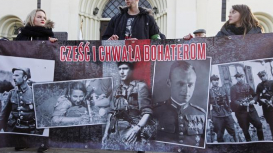 I Hajnowski Marsz Pamięci Żołnierzy Wyklętych w Hajnówce. 2016 r. Fot. PAP/A. Reszko 