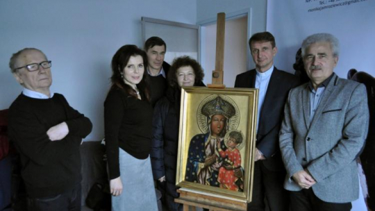 Obraz Matki Boskiej Kazimierzowskiej z kościoła w Rajczy. Fot. ks. Szymon Tracz