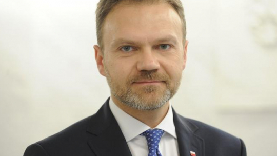 Senator Artur Warzocha, wiceprzewodniczący senackiej komisji spraw emigracji i łączności z Polakami za granicą. Fot. PAP/M. Obara