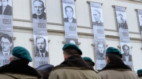 Odsłonięcie wystawy poświęconej Żołnierzom Wyklętym "Żołnierze Wyklęci. Niezłomni bohaterowie". Fot. PAP/J. Turczyk