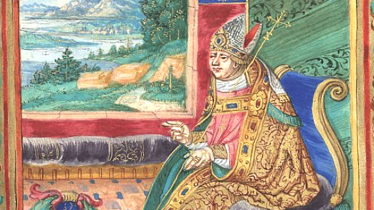 Pierwszy prymas Polski Mikołaj Trąba. Źródło: Wikimedia Commons