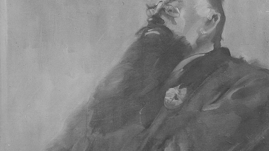 Franciszek Fiszer - portret pędzla Aleksandra Żywa. Fot. NAC