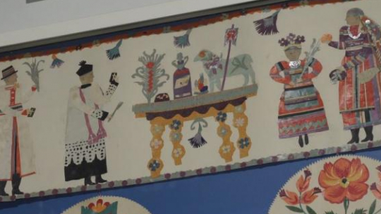 Kurek dyngusowy, wycinanki, a w święconce "trzęsionki", czyli Wielkanoc na Ziemi Łowickiej. Źródło: serwis wideo PAP