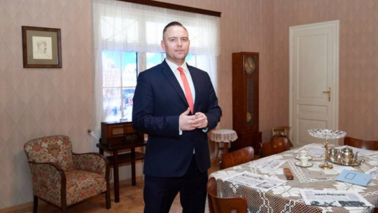 Dyrektor Muzeum II Wojny Światowej Karol Nawrocki. Fot. PAP/A. Warżawa 