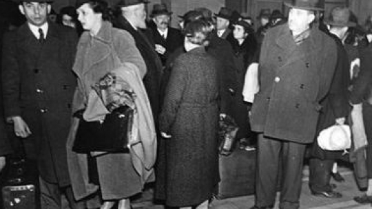 Wypędzenie polskich Żydów z Norymbergii w dniu 28 października 1938 r. Źródło: Bundesarchiv