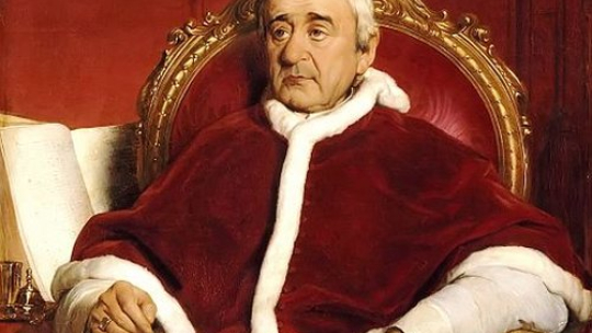Portret papieża Grzegorza XVI - Paul Delaroche. Źródło: Wikimedia Commons