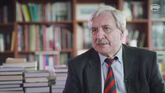 Prof. Jerzy Eisler. Źródło: serwis wideo PAP