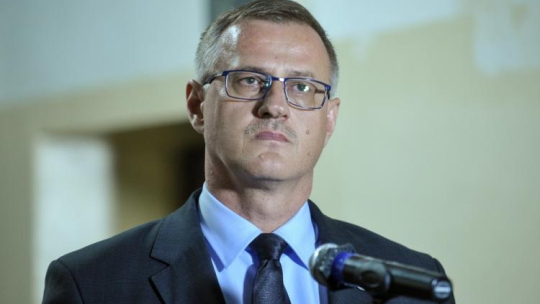  Dyrektor Głównej Komisji Ścigania Zbrodni przeciwko Narodowi Polskiemu Andrzej Pozorski. Fot. PAP/M. Obara