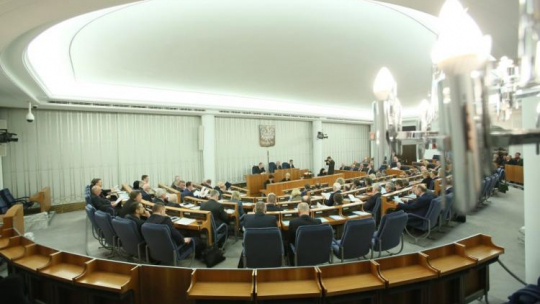 Posiedzenie Senatu. Fot. PAP/L. Szymański