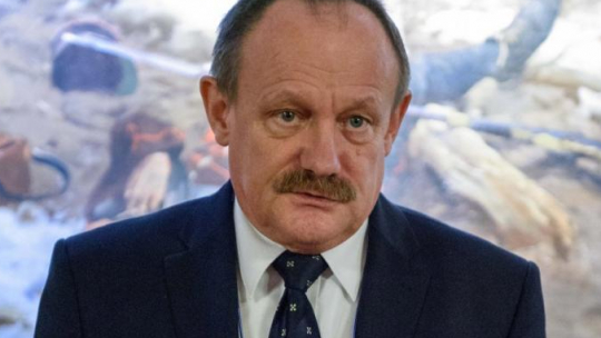 Dyrektor Muzeum Okręgowego w Tarnowie Andrzej Szpunar. 2015 r. Fot. PAP/P. Topolski